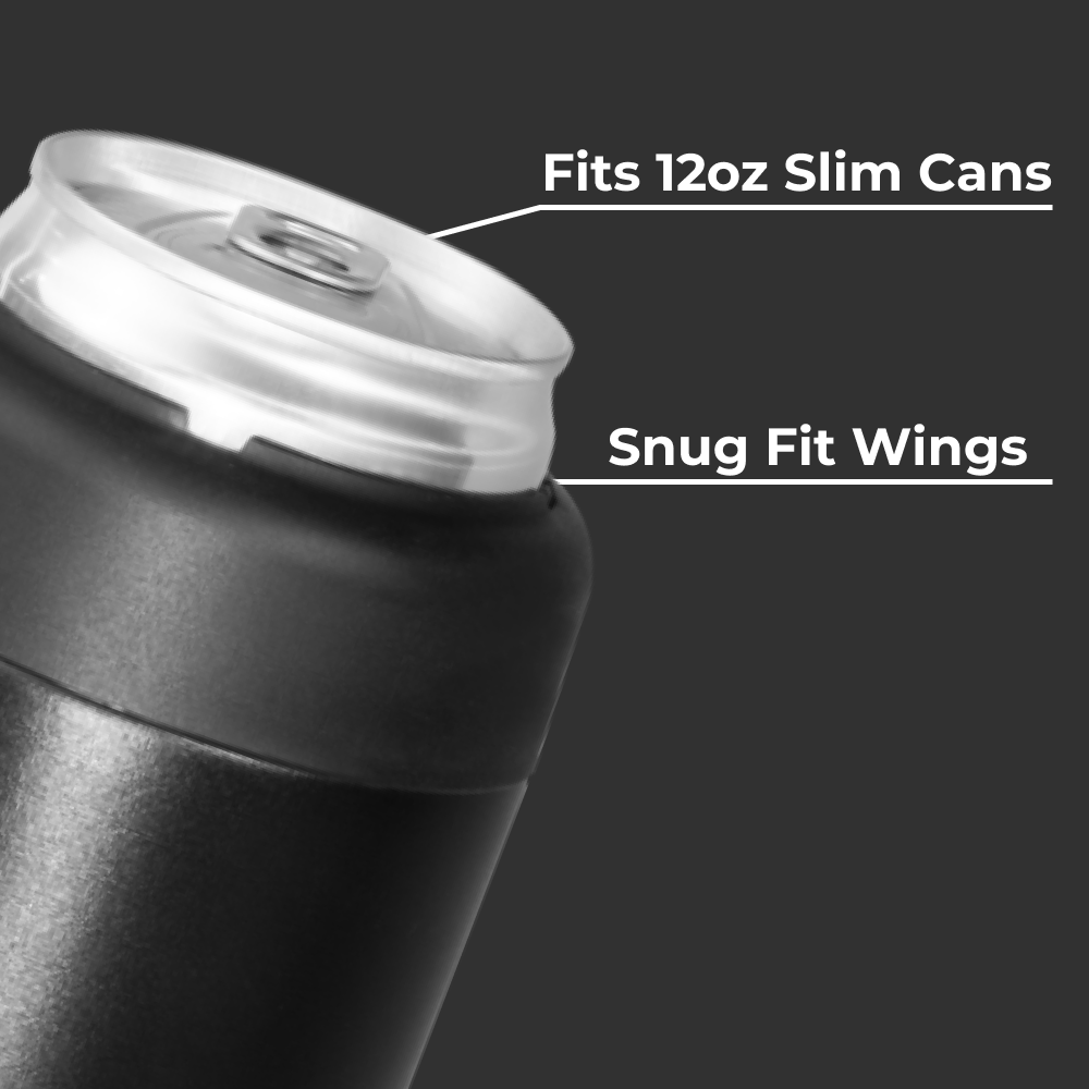 Black - Can Cooler (Slim)